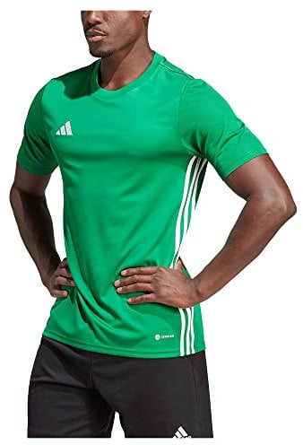 adidas Men's TABELA 23 JSY T-Shirt, Team Green/White, L