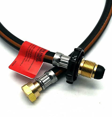 2m Meter Handwheel POL x W20 NRV Pigtail Caravan Propane Gas Hose