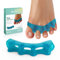 Welnove 8 Pack Toe Separators, Bunion Corrector for Women/Men, Toe Spacers, Foot Alignment - Dividers to Correct Bunions, Hammertoes, Relief Restore Feet (Blue)