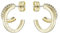 Ted Baker Helias Ohrringe mit doppeltem Ring in Kristall (Goldton/Kristall)