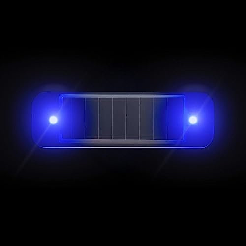 Simulierter Auto-Alarm, solarbetriebener Attrappen-Alarm, tragbarer Auto-Alarm, LED-Blinklampe, Diebstahlschutz, Blinklampe für Auto, Autozubehör, für die meisten Autos und Fahrräder