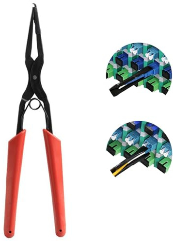 Optische Glasfaser Flanschzange, Miller IET SC/LC-Ausgang Langbeckzange Flanschkopf-Entfernungswerkzeug Mit Rutschfestem Gummigriff, Für Die Reparatur Und Verbindung Von Glasfasern