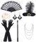 FAOKZE 11 Teiliges 20er Jahre Accessoires, 1920 Zubehör Set, 20er Jahre Accessoires, 20s Costume Women, 20s Accessories, 1920s Accessories, Women's Charleston Accessories