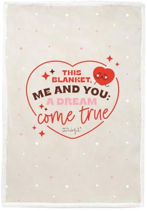 Mr.Wonderful – Manta + Funda de Almohada – Esta Manta para Dormir, me and You: a Dream Come True