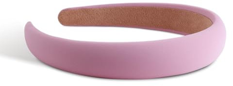 SXQLYH Cerchietti a Fascia per Capelli Donna con Lattice Imbottito, cerchietto capelli donna, Fascia Capelli per Donne, antiscivolo e con imbottitura, cerchietti alla moda da donna/ragazza-Rosa