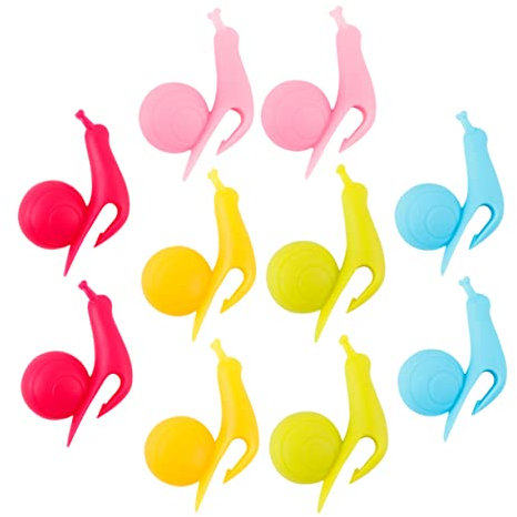 Garneck 10 Pcs Tea Bag Holder Mug Snail Adorn Tea Bag Clamps Chic Tea Bag Clips Snail Shape Tea Bags Holders Snail Shape Tea Bag Clips Tea Mug Decor Snail Shape Cup Identifier