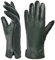 Harssidanzar Damen Winter Warmes Futter Lammfell Leder Handschuhe Touchscreen Texting Warme Fahrhandschuhe HL001EU,Grün,Größe L