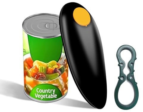 Electric Can Opener, Automatic Can Opener with Smooth Edges and One-Touch On/Off Button, Can Openers for Arthritic Hands is Safe & Easy to Use, Electric Tin Opener - Great Addition to Kitchen, Part
