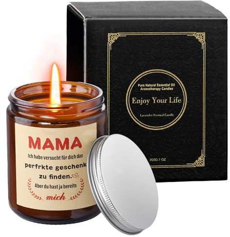 Geschenke für Mama, Duftkerzen im Glas Muttertagsgeschenk, Duftkerzen Geburtstagsgeschenk für Den Beste Mama, Duftkerzen Geschenkset zum Muttertag, Weihnachtsgeschenke