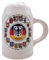 Crecontino Bierkrug “Deutschland • Bundesländer Wappen” 0,5L Bierfest Steinkrug Germany Beer Mug Geschenk für Papa Männer Geburtstag