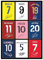 Icons Wall Art Signiertes Foto von Bellingham Messi Palmer Ronaldo Mbappe Lamine Yamal Salah Dembele Saka, A4, gedrucktes Foto, Geschenk für Fußball-Fans, digital reproduziert, Unterschrift, ungerahmt
