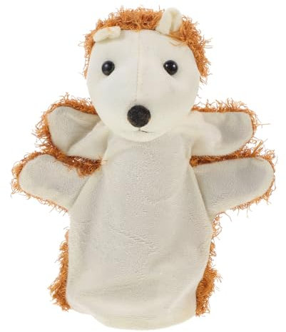 IMIKEYA Interactive Storytelling Hedgehog Hand Puppet Toy for Toddlers Years Old Stuffed Animal Hand Puppet Educational Playtime Toy