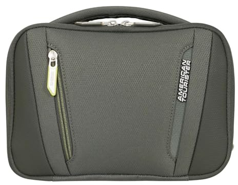 American Tourister Kulturbeutel Wanderlite Wash Bag Exp. Dark Khaki tannengrün