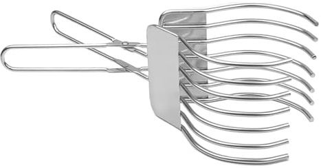 Portacipolla Per Affettare - 10,83 Pollici Pinza Tagliacarne Professionale | Supporto In Acciaio | Guida Per Affettatura, Utensile Da Cucina Per Arrosti, Pane E Barbecue