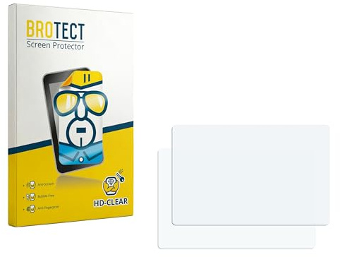 BROTECT Schutzfolie für Wortmann Terra Pad 1201 12.6 | 2 Stück Transparenter Displayschutz Made in Germany Klare Displayschutz-Folie Clear Einfache Montage Case-Friendly