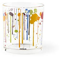 Excelsa Dripping Lot de 3 verres à eau, verre