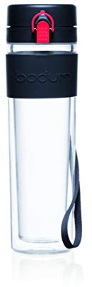Bodum Bistro 11895-01BTR Thermosflasche zum Mitnehmen, doppelwandiger Kunststoff, 0,45 l