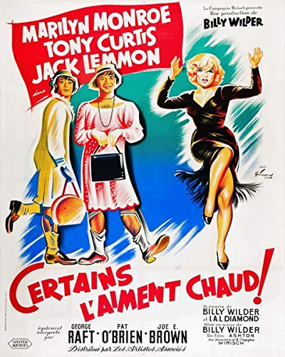 Certains l'aiment Chaud (Some Like it hot) - Marilyn Monroe - Poster cm. 30 x 40