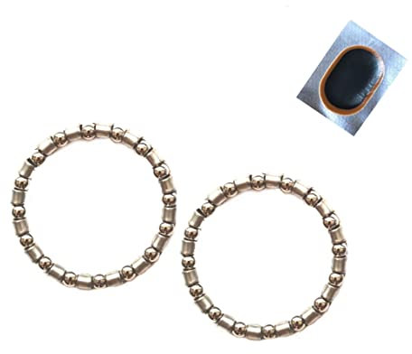 2 Stück Fahrrad Kugellager Carbonstahl Lenkungslagerschale Ø 37 mm 5/32 inkl. 1 x Schlauchflicken