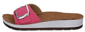 inblu Ciabatte Basse a Fascia Maxi Fibbia, Sandali Donna, Fucsia, 37 EU