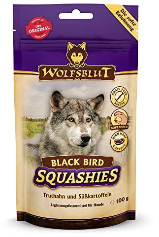 Wolfsblut - Black Bird Squashies - Hundesnack - 8 x 100 g - Snack
