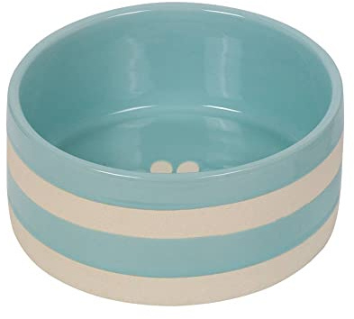 Nobby Keramik Napf Strio, Mint/Creme, Ø 18,0 x 7,0 cm, 1,25 l, 1 Stück