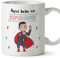 MUGFFINS Tazas para NOVIO - En Español - Super Familia - 11 oz / 330 ml - Regalo original y divertido