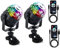 Lancoon Party Stroboskoplicht, 2er Pack Sound Musik Aktiviert USB-Stecker RGB 7 Farben Andern Disco Kugel Lampe mit Fernbedienung Portable Outdoor indoor für Home Room Auto Karaoke Dancing Club Show