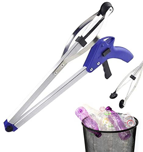 Stronrive ramassage - Pince à Griffes en Alliage d'aluminium pour Personnes âgées - Out d'aià la mobilité pour Aider Les Personnes âgées à ramasser des Objets sur Le lit au Sol