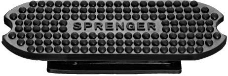 Sprenger Steigbügel-Einlagen Gummi für System-4, schwarz, 130 mm Trittweite