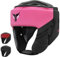 Mytra Fusion Casque Boxe - Casque MMA avec Sangle réglable Kickboxing, Muay Thai, Sparring, Arts Martiaux, Karaté Casque de Boxe (Black/Pink, L)