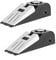 Voarge 2 Pack Door Stop Alarm, 120dB Door Stop Alarm Wedge Shaped Door Stopper Wireless Alert Home Security System, Adjustable Sensitivity Lightweight Door Stop Alarm for Home Hotel Travel