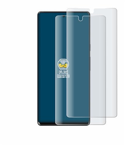 BROTECT Full-Cover Schutzfolie Matt für Google Pixel 6 Pro (case-friendly) (2 Stück) - Full-Screen Displayschutz-Folie, 3D Curved, Anti-Reflexion