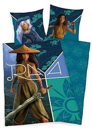 Arlis Bettwäsche Raya Disney - 140 x 200 cm mit Kissenbezug