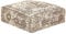 Bodenkissen Baumwolle beige / braun 50x50x20cm Sitzkissen quadratisch Shasa