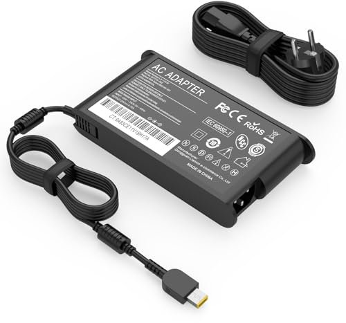 135W Laptop Netzteil Ladekabel für Lenovo ThinkPad X1 Extreme 3rd G4 G5, Ideapad Gaming Laptop L340,3-15,Pro 5i, ThinkPad Yoga 260 370, ThinkPad T440P T450P T460P T470P W540 E440 E450 E555 AC Adapter