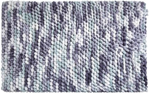 Linea Due Punto Badteppich 60x100 cm hellgrau