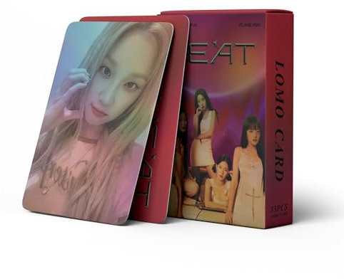 55 Stück Kpop Karten (G) I-DLE HEAT Cards (G) I-DLE HEAT Mini Cards (G) I-DLE HEAT Album Karten (G) I-DLE Merch Photocards Set Kpop (G) I-DLE Fotokarten Geschenk für Fans