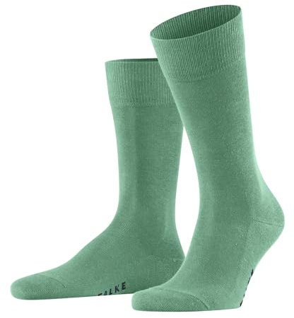FALKE Herren Socken Family M So nachhaltige Baumwolle einfarbig 1 Paar, Türkis Oceangreen 7506, 43-46