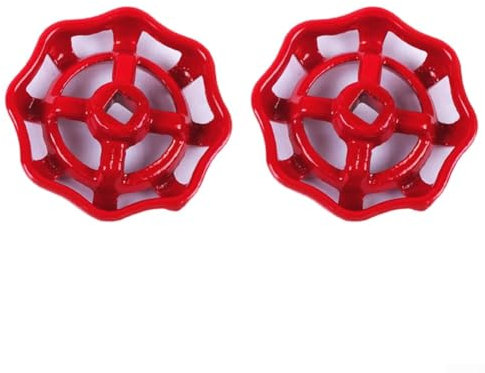 Ventil Handrad Gusseisen Griff Ventil Globus Kupfer Schieber Handrad Ventil Handrad Gusseisen Mehrere Größen erhältlich (6 mm)