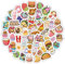 Kawaii Food-Aufkleber für Teenager und Erwachsene – niedliche Essen-Aufkleber für Laptops und Trinkflaschen – Anime Food-Sticker - Kawaii Food