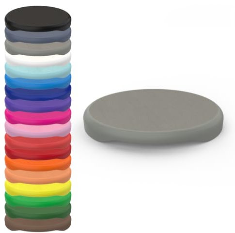 Schutzabdeckung für Sagrotan No Touch Seifenspender - Deckel Verschlussdeckel Ersatz Ersatzteile Reparatur Wartung Nachfüllung Farbauswahl (3 Grau)