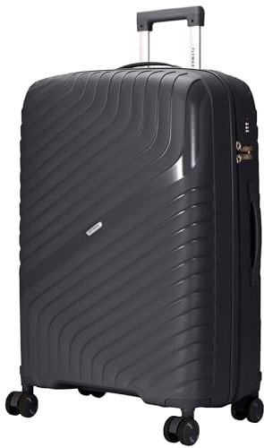 29 Large Suitcase Luggage Large Suitcase 4 Wheels Lightweight 20kg - 23kg Hardshell Polypropylene with Combination Lock + Telescopic Handle Travel Case Hard Shell XL 102L Grey