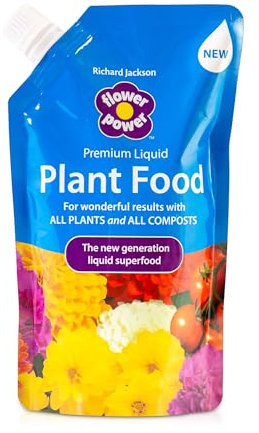 Richard Jackson Flower Power Premium Plant Food, Universal Feed with Essential Nutrients, 500ml