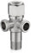 1 Stück Eckventil 1/2 Zoll, Universal Eckventil mit 2 Abgängen Wasseranschluss Eckventile Wasserventil Edelstahl Doppelventil für Wandgewinde 1/2