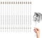 White Charcoal Pencil, 15 PCS White Pencils, Highlight Sketch Pencils, Fine Liner Art Pen for Artist Beginner Student Drawing Sketching Blending Drawing