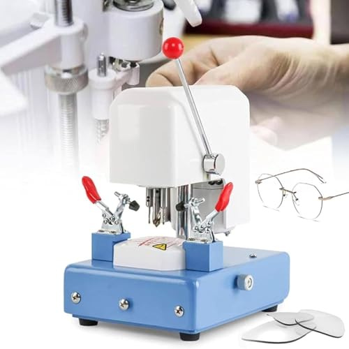 ZXINXIN Perceuse à Lunettes 100 W, perceuse à Motifs, Instrument d'opticien avec Corps en Plastique