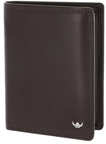 Golden Head Leder Geldbörse Polo RFID Protect Kombischeintasche 1286 Dunkelbraun