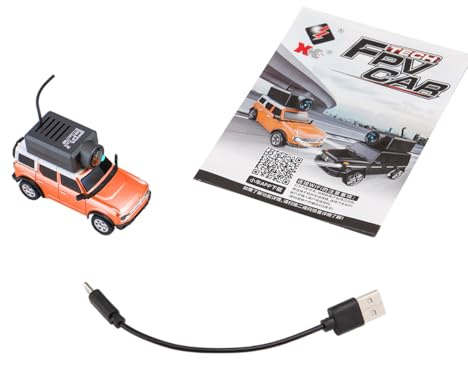 Quibuilds WL 1/64 Scale Mini RC Car, Remote Control Vehicle with WiFi Module Control, APP Auto-Pairing & Onboard Camera View, Micro Racer for Indoor Tracks, Desk Driving, for Adults