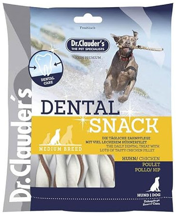 Dr. Clauder's Snack dental de pollo - Medio Breed | 170 g